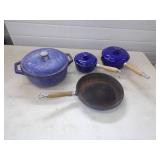 Enamel Cast Iron Pot Set Classic Gourmet