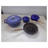 Enamel Cast Iron Pot Set Classic Gourmet