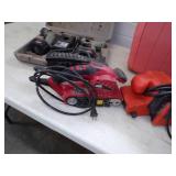 Belt Sanders, Cordless Tool Set, Jig saws and cooler