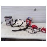 Coleman road trip heater,  Oreck Vacuum, and Air Pumps