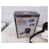 Coleman road trip heater,  Oreck Vacuum, and Air Pumps