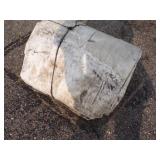 Large Tarp White Good For Woodpile may have holes or rips
