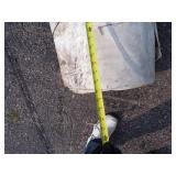 Large Tarp White Good For Woodpile may have holes or rips