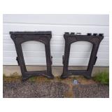 Pair of Plastic Saw Horses