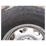 Pair of Rims with LT245/70R17 Tires