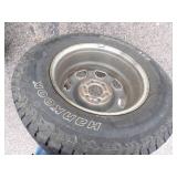 Pair of Rims with LT245/70R17 Tires