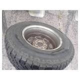 Pair of Rims with LT245/70R17 Tires