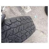 Pair of Rims with LT245/70R17 Tires