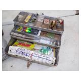 Tool Box and 2 Tackle boxes with Tackle
