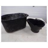 Vintage Boiler and Ash Pail