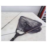 Vintage Rod and reel with Fish Net