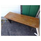 Heavy Duty Wood Bench