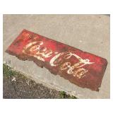 Nifty Old "Drink Coca Cola" Metal Sign - Great Patina Nifty Old "Drink Coca Cola" Metal Sign - Great Patina