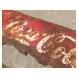 Nifty Old "Drink Coca Cola" Metal Sign - Great Patina Nifty Old "Drink Coca Cola" Metal Sign - Great Patina