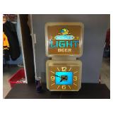 Vintage Schlitz Light Beer - Light Up Wall Clock - Works Vintage Schlitz Light Beer - Light Up Wall Clock - Works