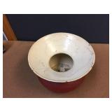 Antique Cast Iron/Enamel Spittoon with Gate Mark - 1800s? Antique Cast Iron/Enamel Spittoon with Gate Mark - 1800s?