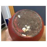 Antique Cast Iron/Enamel Spittoon with Gate Mark - 1800s? Antique Cast Iron/Enamel Spittoon with Gate Mark - 1800s?