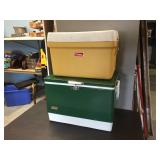 2 Vintage Coleman Coolers - Look These Up! 2 Vintage Coleman Coolers - Look These Up!