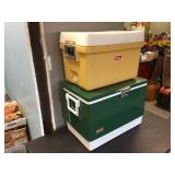 2 Vintage Coleman Coolers - Look These Up! 2 Vintage Coleman Coolers - Look These Up!