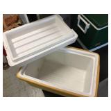 2 Vintage Coleman Coolers - Look These Up! 2 Vintage Coleman Coolers - Look These Up!