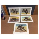 (5) Les Kouba - Unframed Flight Speed Wildlife Prints (5) Les Kouba - Unframed Flight Speed Wildlife Prints