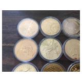 16 U.S. Commemorative/Copy Rounds/Medallions - Liberty - 911 - Amendment - Gold 16 U.S. Commemorative/Copy Rounds/Medallions - Liberty - 911 - Amendment - Gold