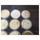 16 U.S. Commemorative/Copy Rounds/Medallions - Liberty - 911 - Amendment - Gold 16 U.S. Commemorative/Copy Rounds/Medallions - Liberty - 911 - Amendment - Gold