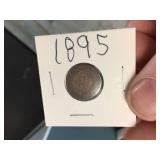 5 Indian Head Cents - 1879 - 1887 - 1891 - 1895 - 1897 5 Indian Head Cents - 1879 - 1887 - 1891 - 1895 - 1897