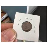 5 Indian Head Cents - 1879 - 1887 - 1891 - 1895 - 1897 5 Indian Head Cents - 1879 - 1887 - 1891 - 1895 - 1897