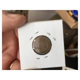 5 Indian Head Cents - 1863 - 1881 - 1890 - 1893 - 1896 5 Indian Head Cents - 1863 - 1881 - 1890 - 1893 - 1896