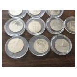 10 Commemorative U.S. Half Dollars 10 Commemorative U.S. Half Dollars