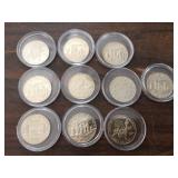 10 Commemorative U.S. Half Dollars 10 Commemorative U.S. Half Dollars
