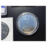 (7) U.S. Commemorative Coins/Rounds Including 1849 Replica (7) U.S. Commemorative Coins/Rounds Including 1849 Replica