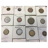Group Vintage Foreign Coins Group Vintage Foreign Coins