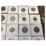 Group Vintage Foreign Coins Group Vintage Foreign Coins