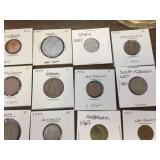 Group Vintage Foreign Coins Group Vintage Foreign Coins