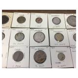 Group Vintage Foreign Coins Group Vintage Foreign Coins