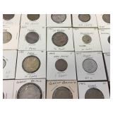 Group Vintage Foreign Coins Group Vintage Foreign Coins