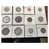 Group Vintage Foreign Coins Group Vintage Foreign Coins