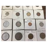 Group Vintage Foreign Coins Group Vintage Foreign Coins