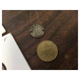Group Vintage Foreign Coins Group Vintage Foreign Coins