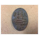 Vintage Cast Iron Fireman Vintage Cast Iron Fireman