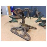 Vintage Cast Iron Sprinkler & Cast Knockers - Decor Vintage Cast Iron Sprinkler & Cast Knockers - Decor