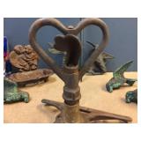 Vintage Cast Iron Sprinkler & Cast Knockers - Decor Vintage Cast Iron Sprinkler & Cast Knockers - Decor