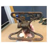 Vintage Cast Iron Sprinkler & Cast Knockers - Decor Vintage Cast Iron Sprinkler & Cast Knockers - Decor