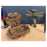 Vintage Cast Iron Sprinkler & Cast Knockers - Decor Vintage Cast Iron Sprinkler & Cast Knockers - Decor