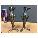 Victorian/Nouveau - Condiment Set & Candlesticks Victorian/Nouveau - Condiment Set & Candlesticks