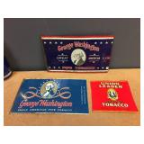 3 Vintage Metal Tobacco Can/Signs 3 Vintage Metal Tobacco Can/Signs