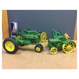 4 John Deere Cast Tractors Including Nice ERTL Model A 4 John Deere Cast Tractors Including Nice ERTL Model A