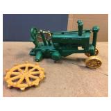 4 John Deere Cast Tractors Including Nice ERTL Model A 4 John Deere Cast Tractors Including Nice ERTL Model A